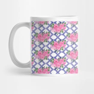 Watercolor pink rose Mug